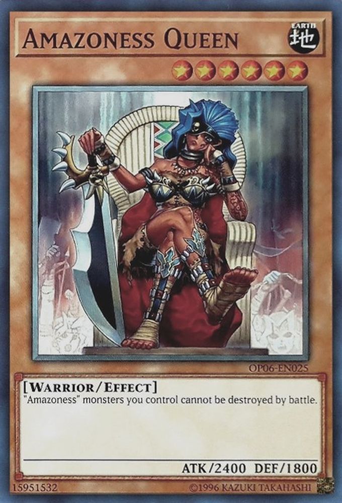 Amazoness Queen (OP06-EN025) - Common