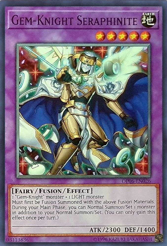 Gem-Knight Seraphinite (OP06-EN026) - Common