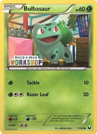 Bulbasaur (Build-A-Bear Workshop Exclusive) 001/108  - Promo