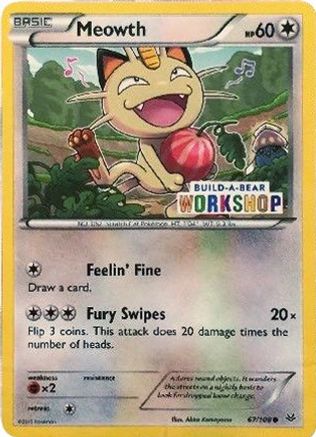 Meowth (Build-A-Bear Workshop Exclusive) 067/108  - Promo