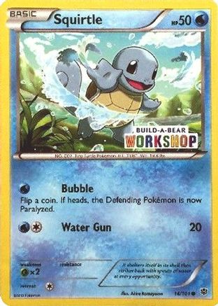 Squirtle (Build-A-Bear Workshop Exclusive) 014/101  - Promo