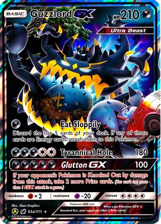Guzzlord GX - 63a/111/111  - Holofoil - Promo