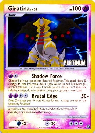 Giratina 004/146  - Reverse Holofoil - Promo