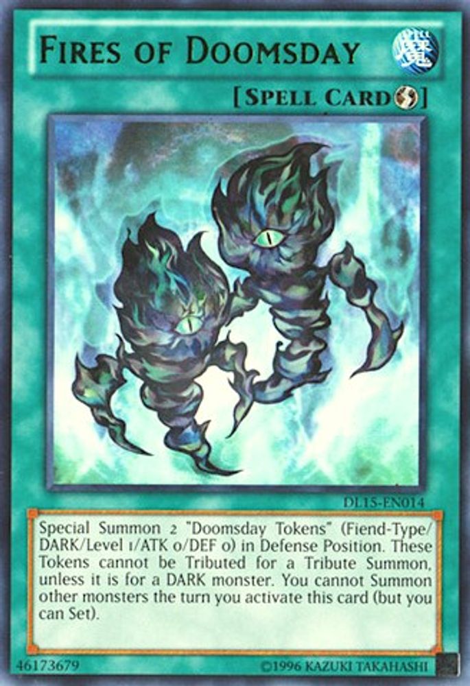 Fires of Doomsday (Green) (DL15-EN014) - Rare