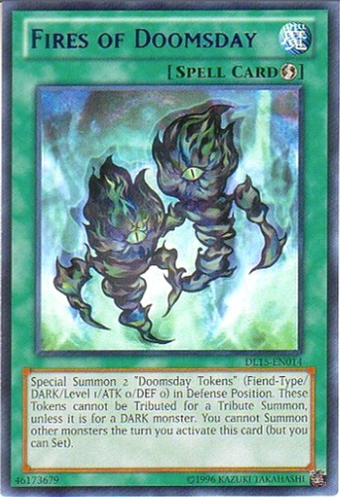 Fires of Doomsday (Purple) (DL15-EN014) - Rare