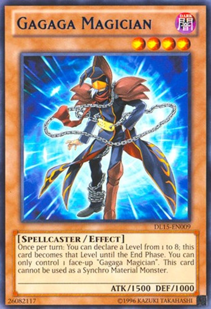 Magicien Gagaga (Bleu) [DL15-EN009] Rare 