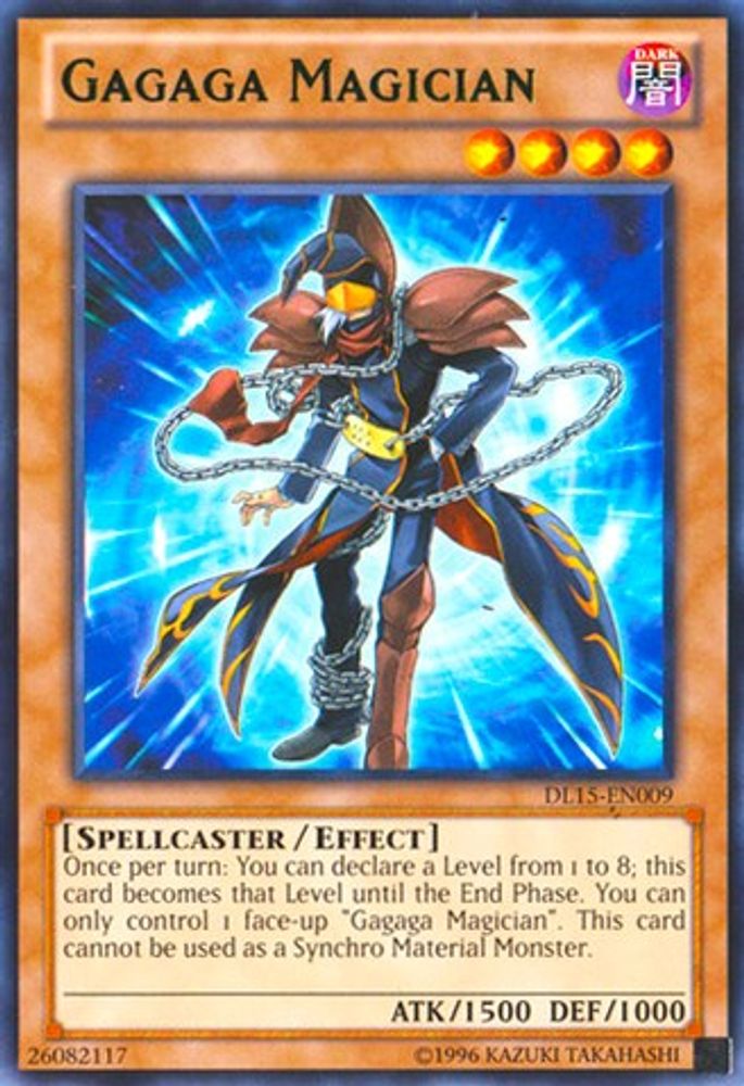 Gagaga Magician (Green) (DL15-EN009) - Rare