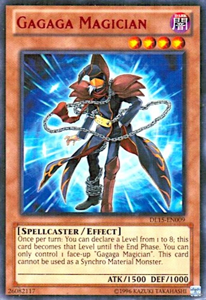 Gagaga Magician (Red) (DL15-EN009) - Rare