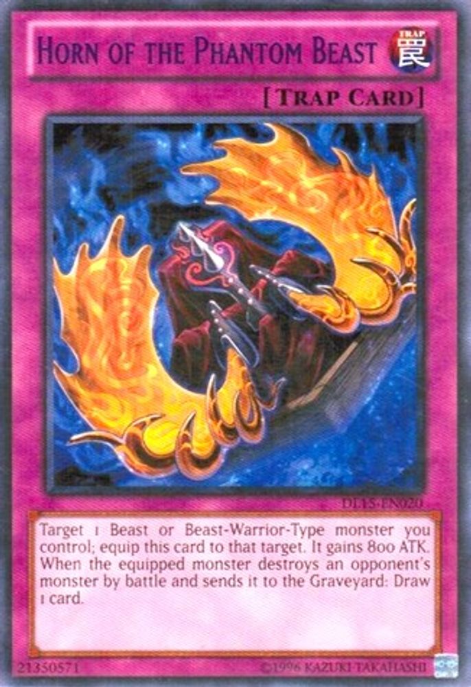 Horn of the Phantom Beast (Purple) (DL15-EN020) - Rare