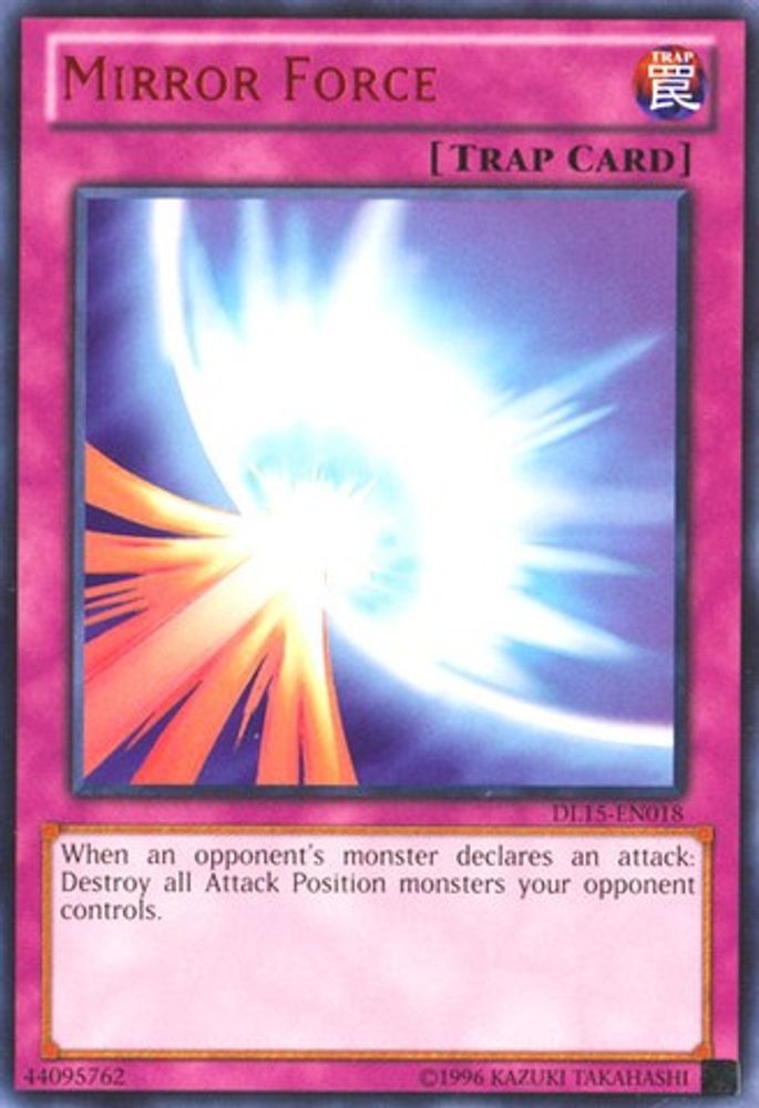 Mirror Force (Red) (DL15-EN018) - Rare