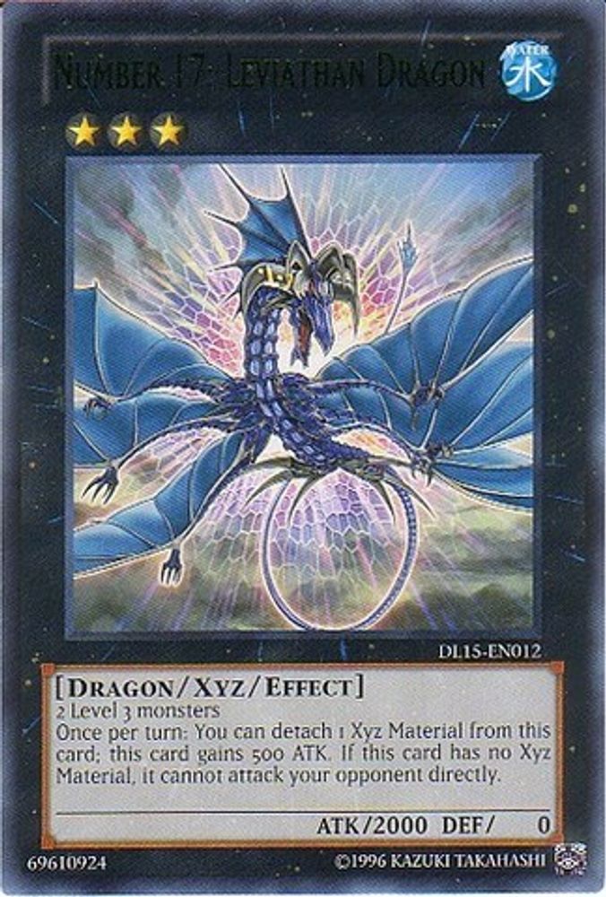 Number 17: Leviathan Dragon (Green) (DL15-EN012) - Rare