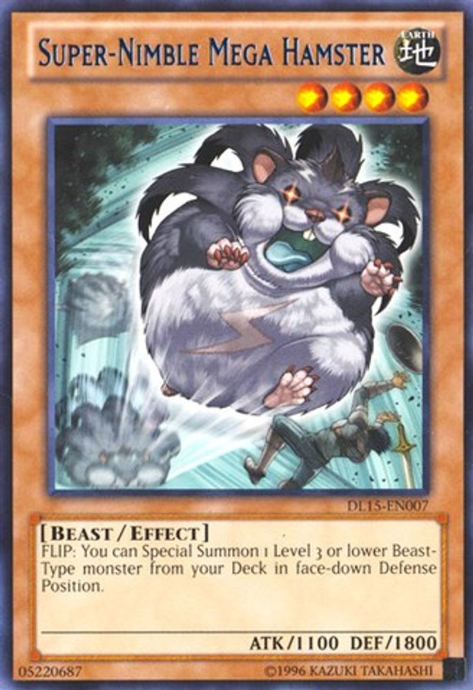 Méga Hamster super agile (bleu) [DL15-EN007] Rare 
