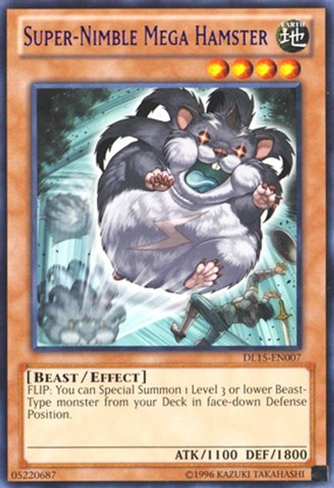 Super-Nimble Mega Hamster (Purple) (DL15-EN007) - Rare