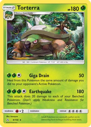 Torterra 009  - Holofoil - Holo Rare