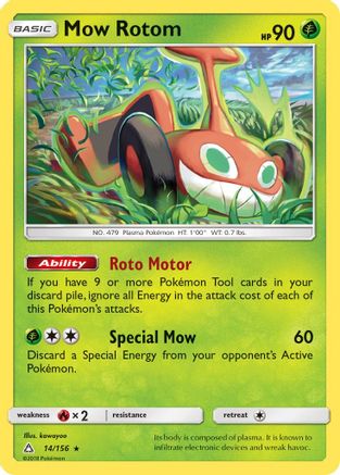Mow Rotom 014  - Rare
