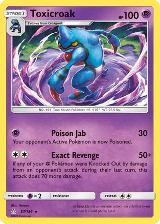 Toxicroak  - Rare