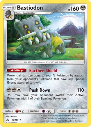 Bastiodon 085  - Holofoil - Holo Rare