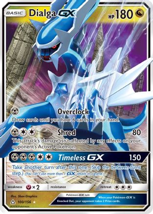 Dialga GX 100  - Holofoil - Ultra Rare