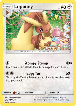 Lopunny 107  - Uncommon
