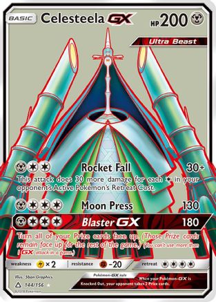 Celesteela GX (Full Art)/156  - Holofoil - Ultra Rare