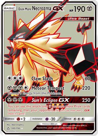 Dusk Mane Necrozma GX (145/156) [Soleil et Lune : Ultra Prisme] 
