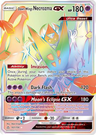 Dawn Wings Necrozma GX (Secret Rare)  - Holofoil - Secret Rare