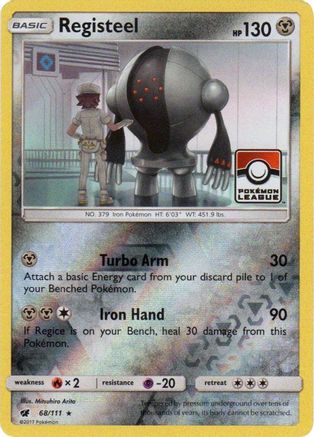 Registeel (Pokemon League) 068/111  - Reverse Holofoil - Promo