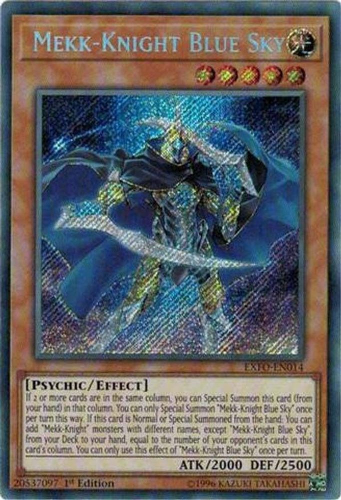 Mekk-Knight Blue Sky (EXFO-EN014) - Secret Rare