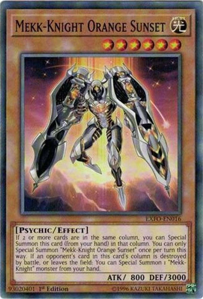 Mekk-Knight Orange Sunset (EXFO-EN016) - Common