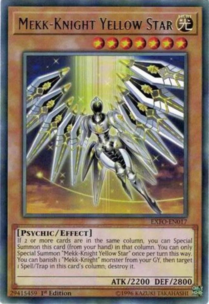 Mekk-Knight Yellow Star (EXFO-EN017) - Rare