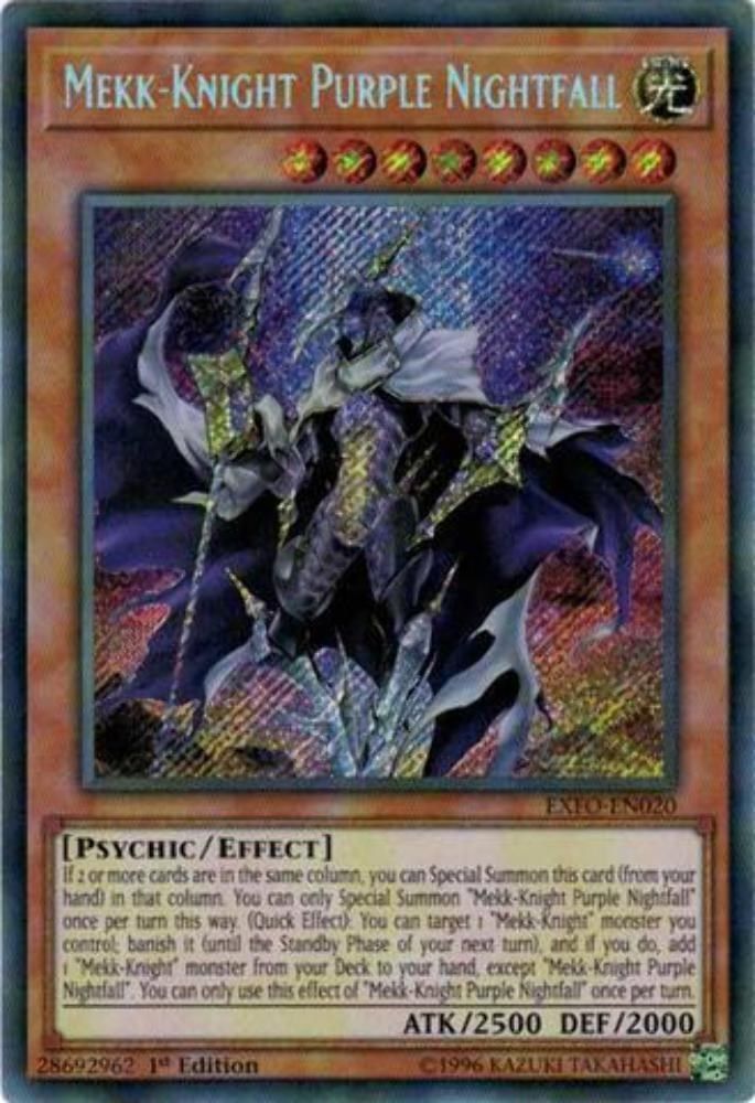 Mekk-Knight Purple Nightfall (EXFO-EN020) - Secret Rare