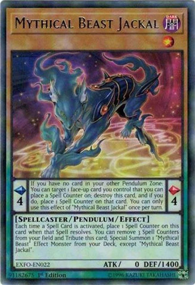 Mythical Beast Jackal (EXFO-EN022) - Rare