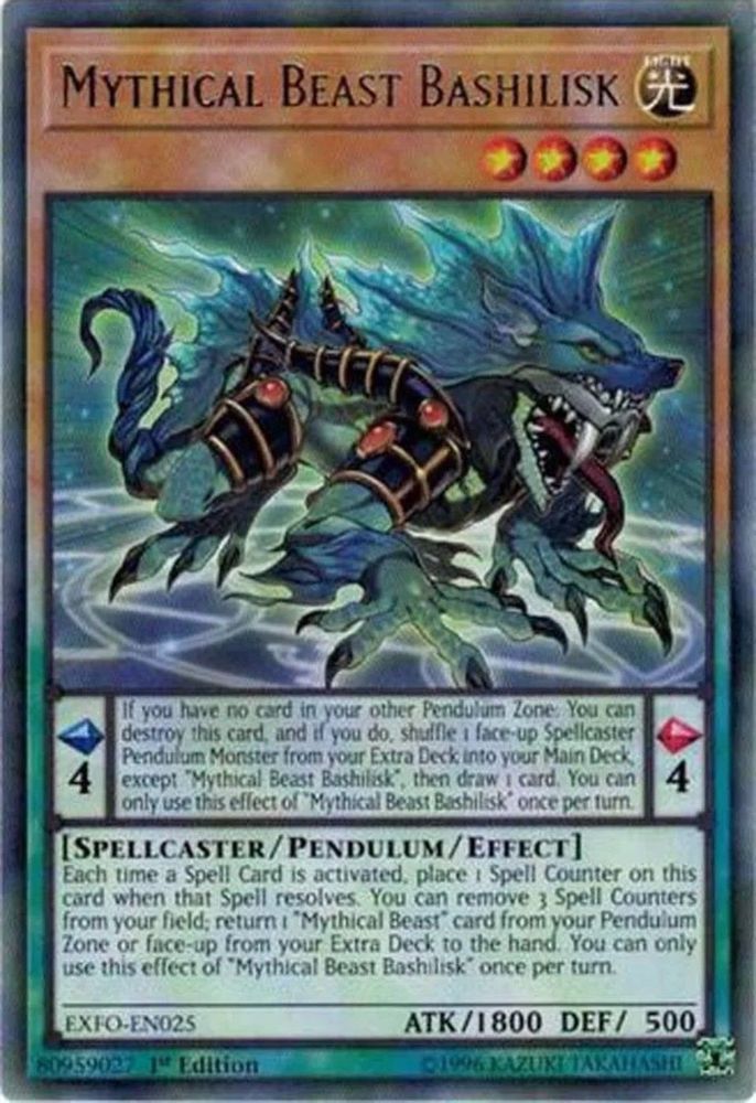 Mythical Beast Bashilisk (EXFO-EN025) - Rare