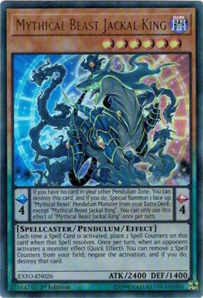 Mythical Beast Jackal King (EXFO-EN026) - Ultra Rare