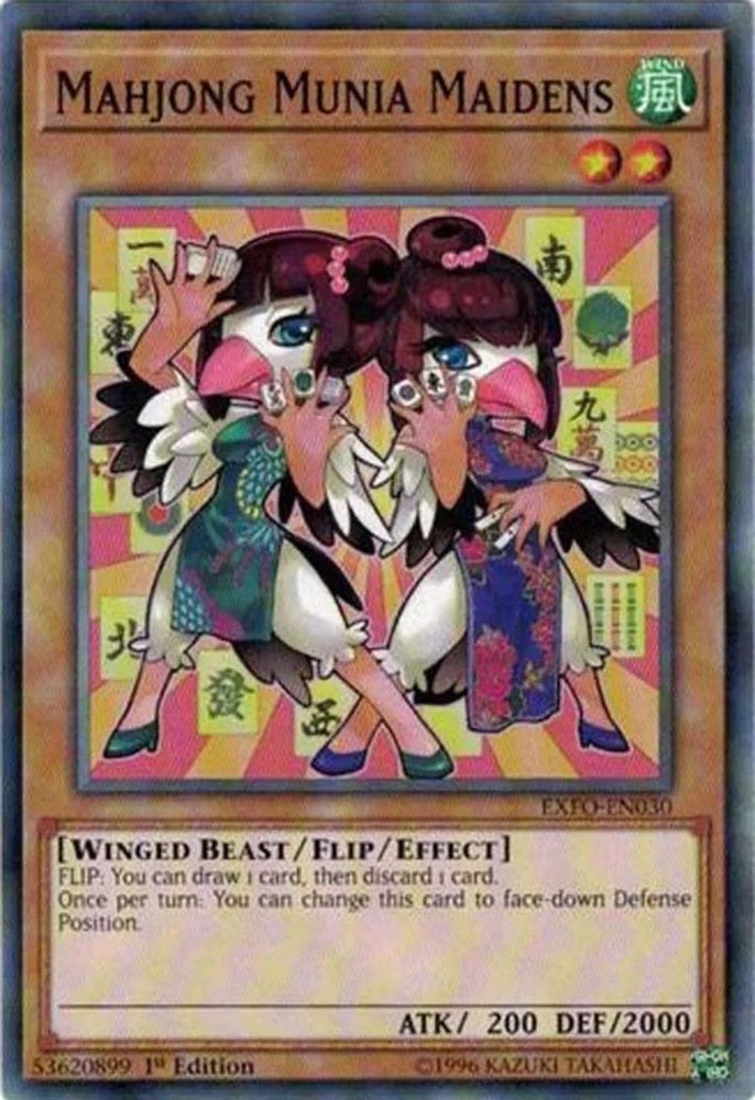 Mahjong Munia Maidens (EXFO-EN030) - Common