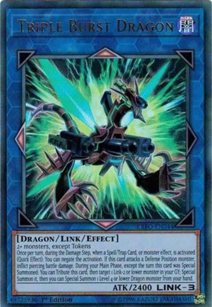 Triple Burst Dragon (EXFO-EN044) - Ultra Rare