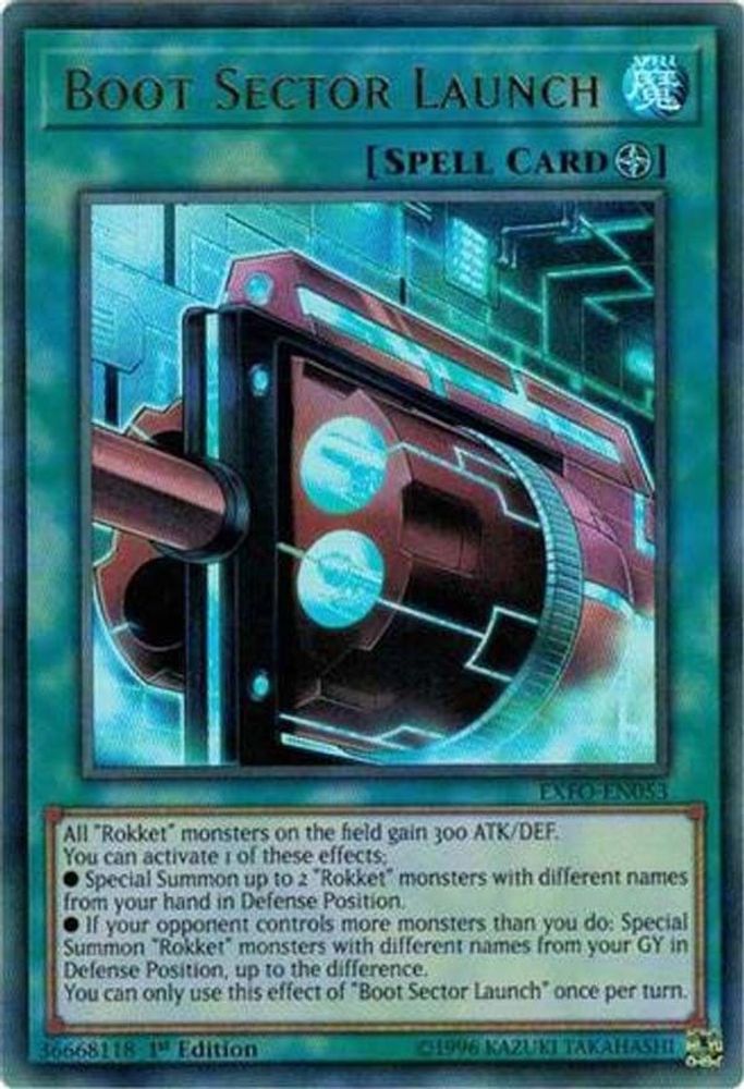 Boot Sector Launch (EXFO-EN053) - Ultra Rare