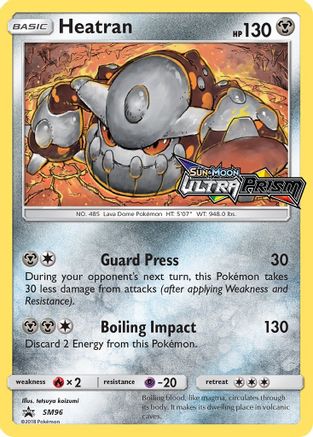 Heatran - SM96 (Prerelease)  - Holofoil - Promo