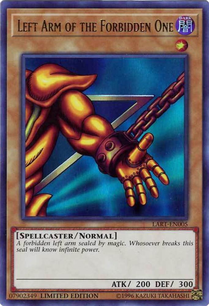 Left Arm of the Forbidden One (LART-EN005) - Ultra Rare