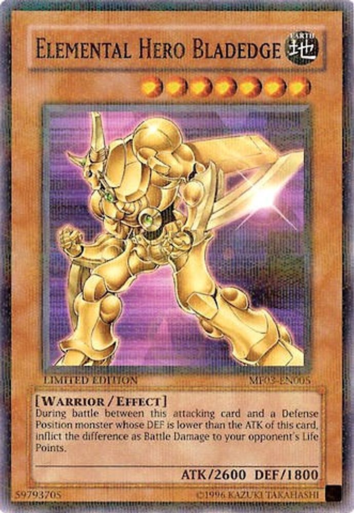 Elemental Hero Bladeedge [MF03-EN005] Parallèle Rare 