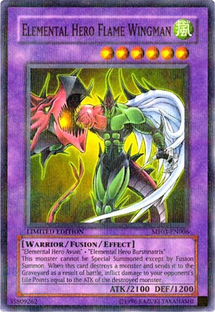 Elemental HERO Flame Wingman (MF03-EN006) - Parallel Rare