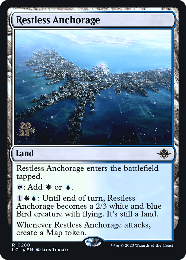 Ancrage agité [Cartes d'avant-première des Cavernes perdues d'Ixalan] 