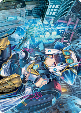 Carte artistique de technicien secret [Kamigawa : Neon Dynasty Art Series] 