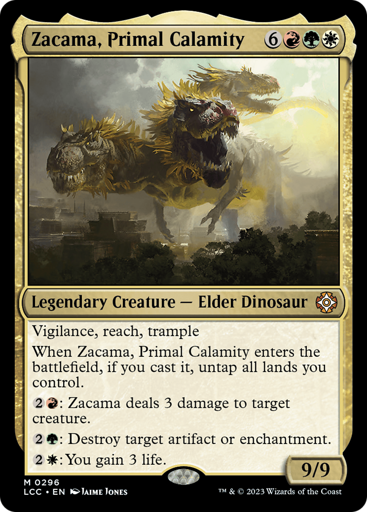 Zacama, Calamité Primaire [Commandant des Cavernes Perdues d'Ixalan] 