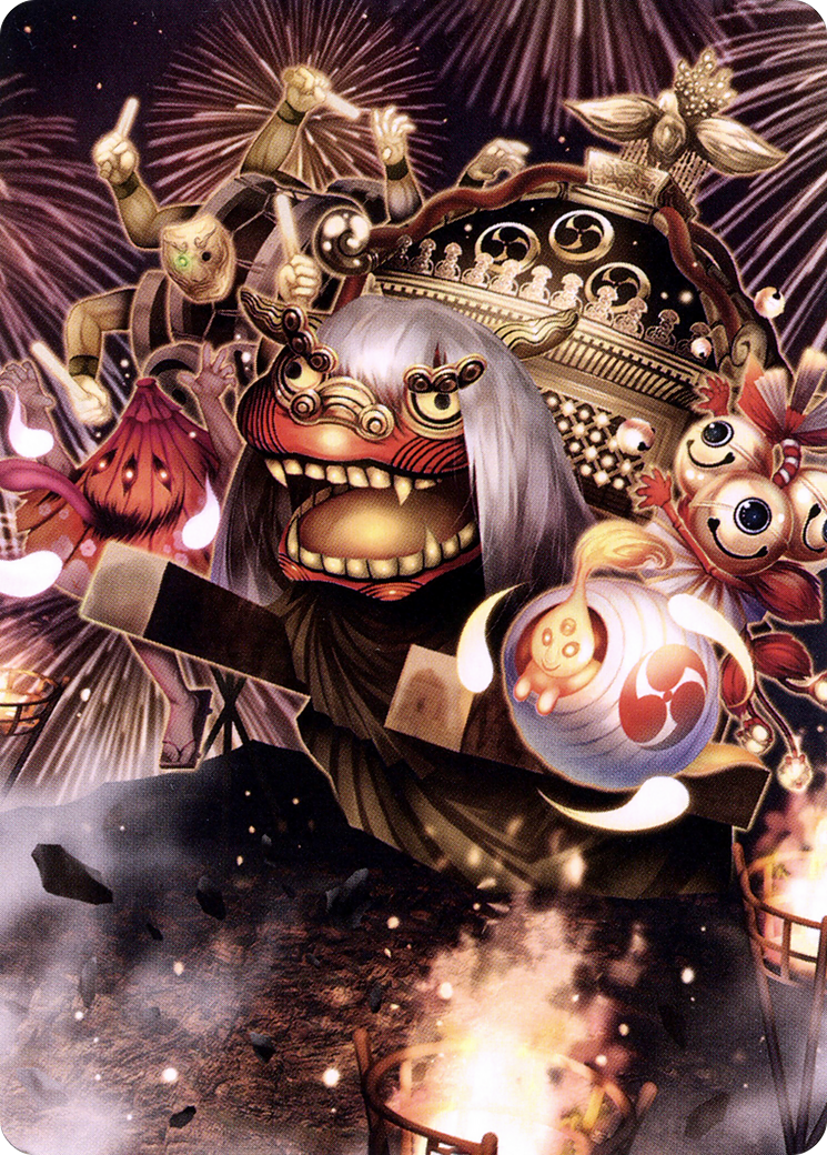 March of Reckless Joy // March of Reckless Joy (ANEO-062) - Neon Dynasty Art Series (Borderless)