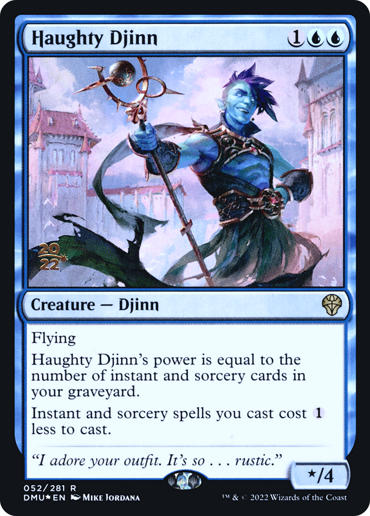 Haughty Djinn [Promotions avant-première de Dominaria United] 