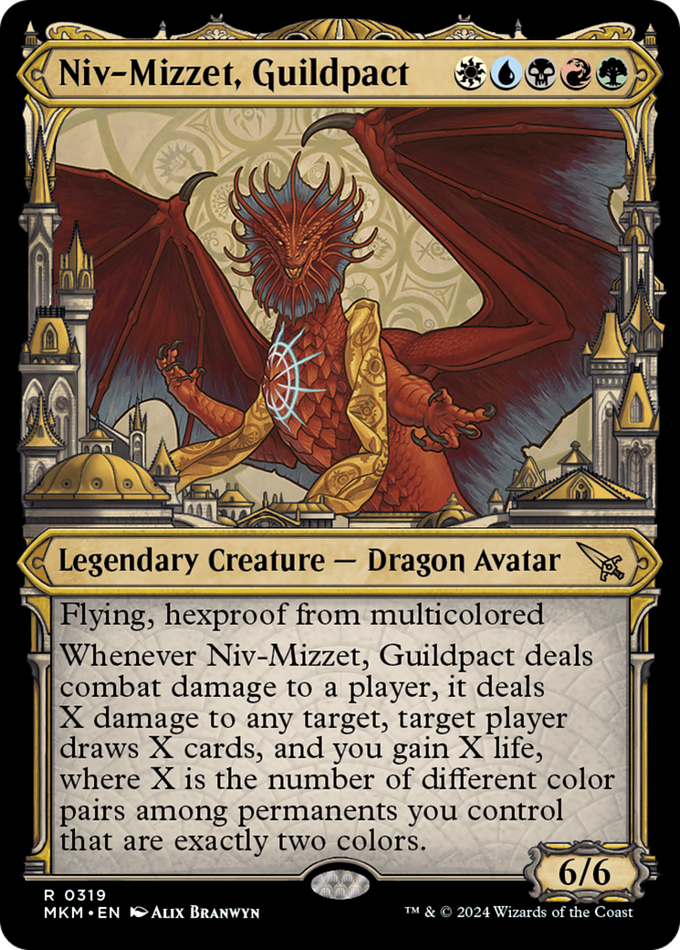 Niv-Mizzet, Pacte des Guildes (Vitrine) (319) [Meurtres au Manoir Karlov] 