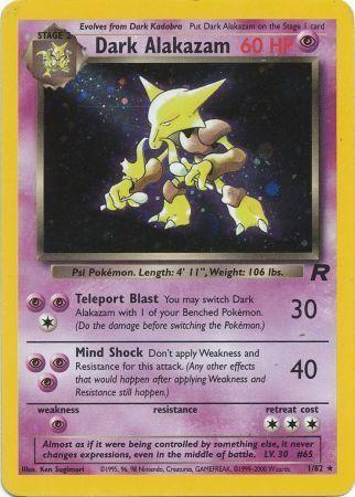 Dark Alakazam (1) (1) 001  - Unlimited Holofoil - Holo Rare