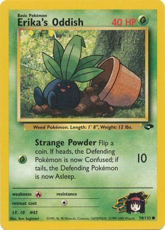 Erika's Oddish 070  - Unlimited - Common