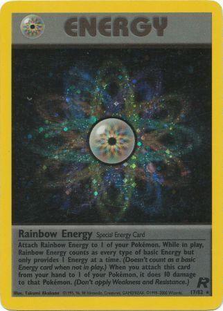 Rainbow Energy (17) (17) 017  - Unlimited Holofoil - Holo Rare